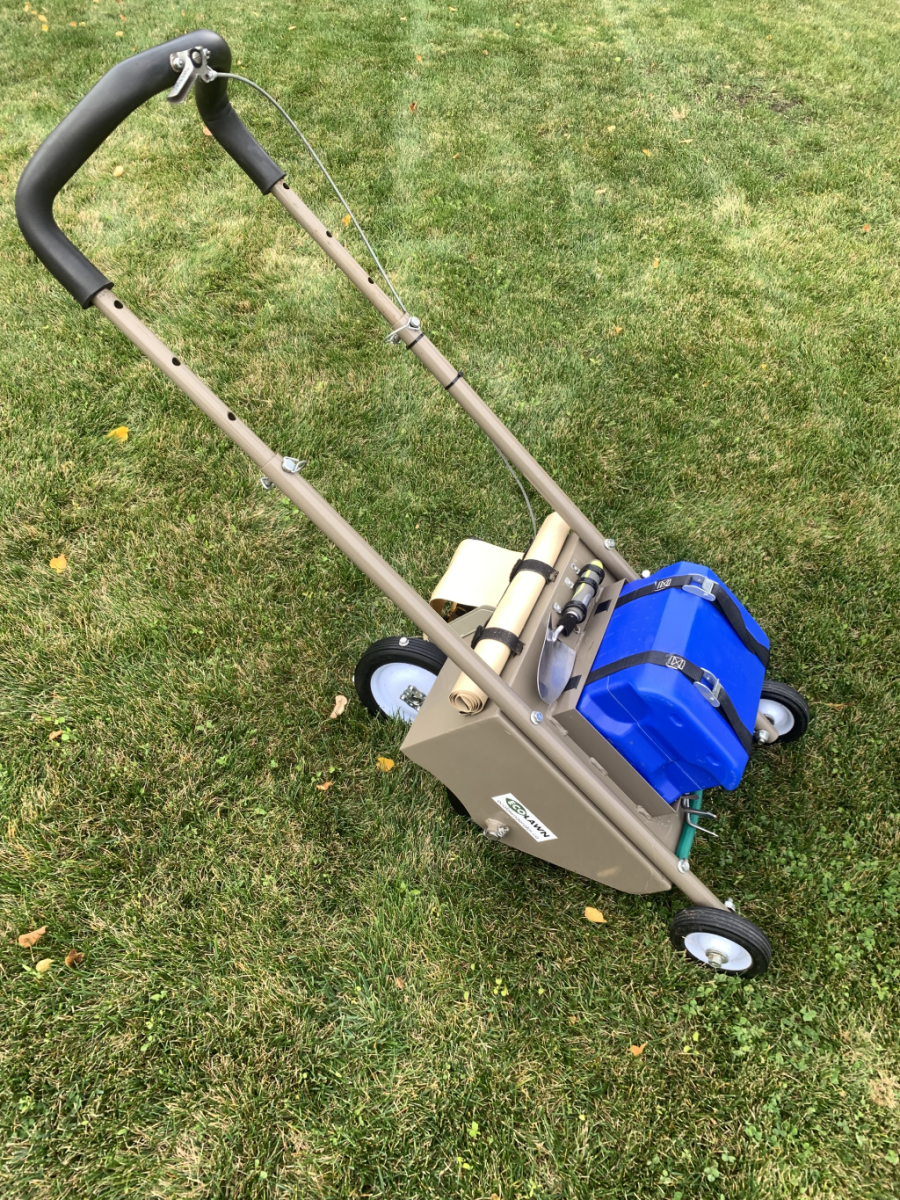 EcoLawn Aerator Battery Electric Drive Lawn Aerator for Larger Lawns