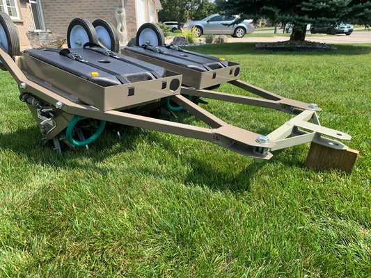 EcoLawn Aerator Power Double Tow Core Lawn Aerator for Larger Lawns