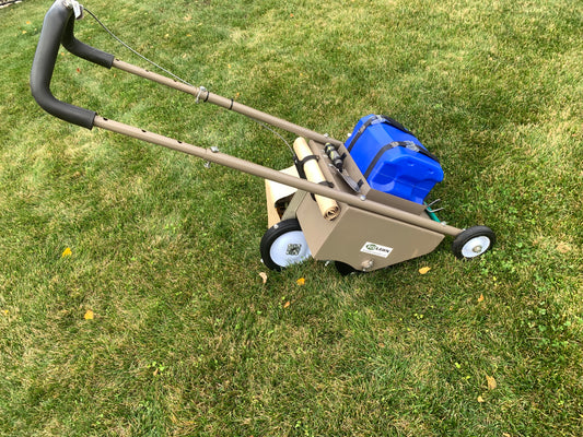 EcoLawn Aerator Battery Electric Drive Lawn Aerator for Larger Lawns